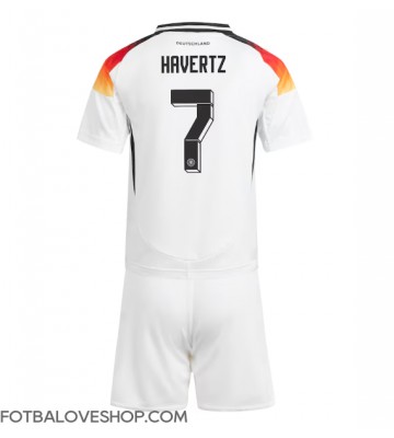 Německo Kai Havertz #7 Dětské Domácí Dres ME 2024 Krátký Rukáv (+ trenýrky)